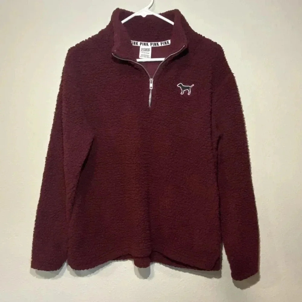 Victoria Secret Quarter zip sherpa - Picture 4 of 5